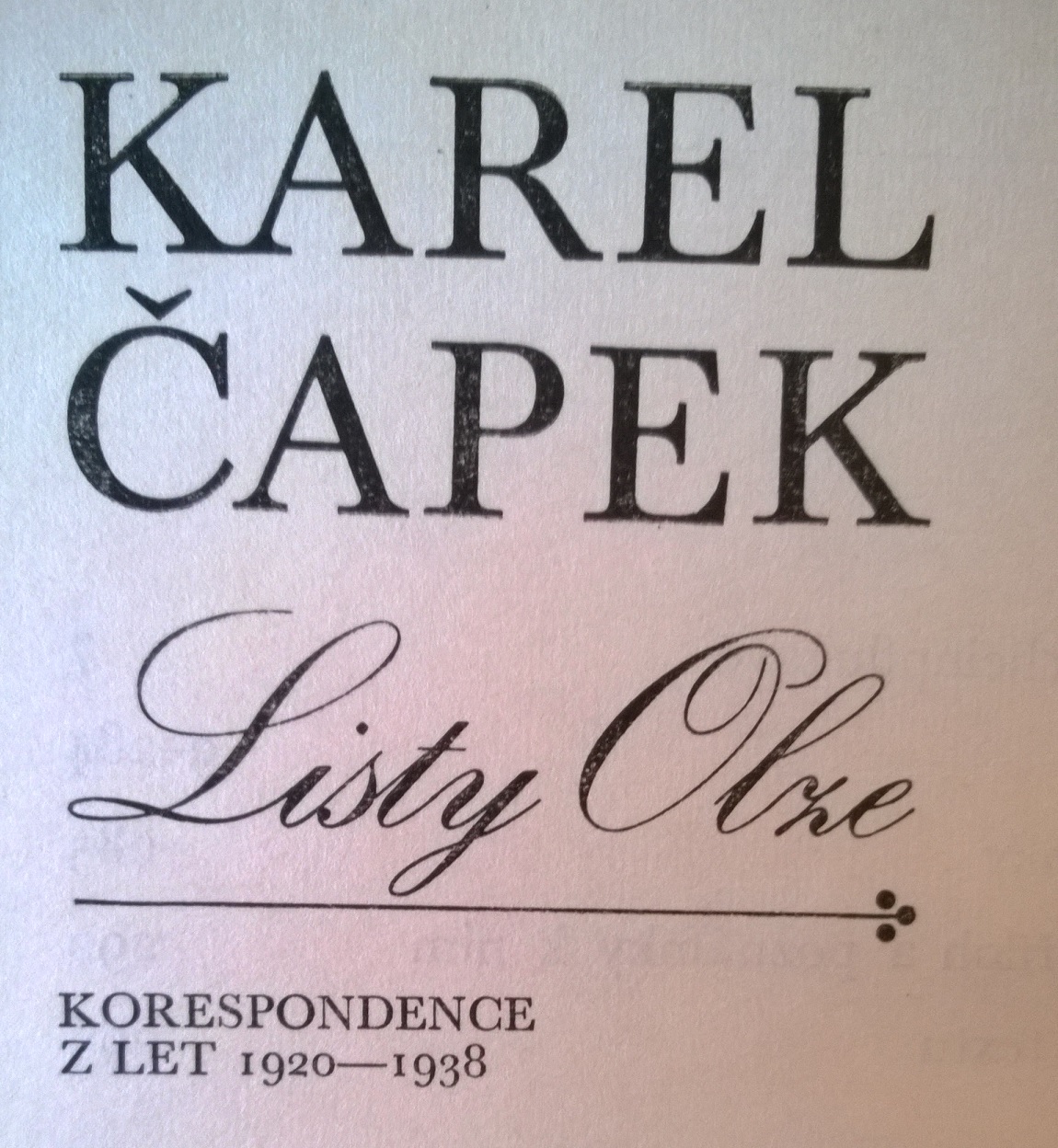 Blog_Karel Čapek_Cover page